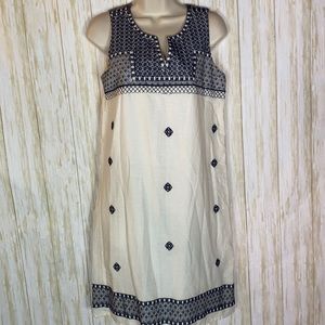 Women’s Beach Lunch Lounge Embroidered Dress Size 6 NWT